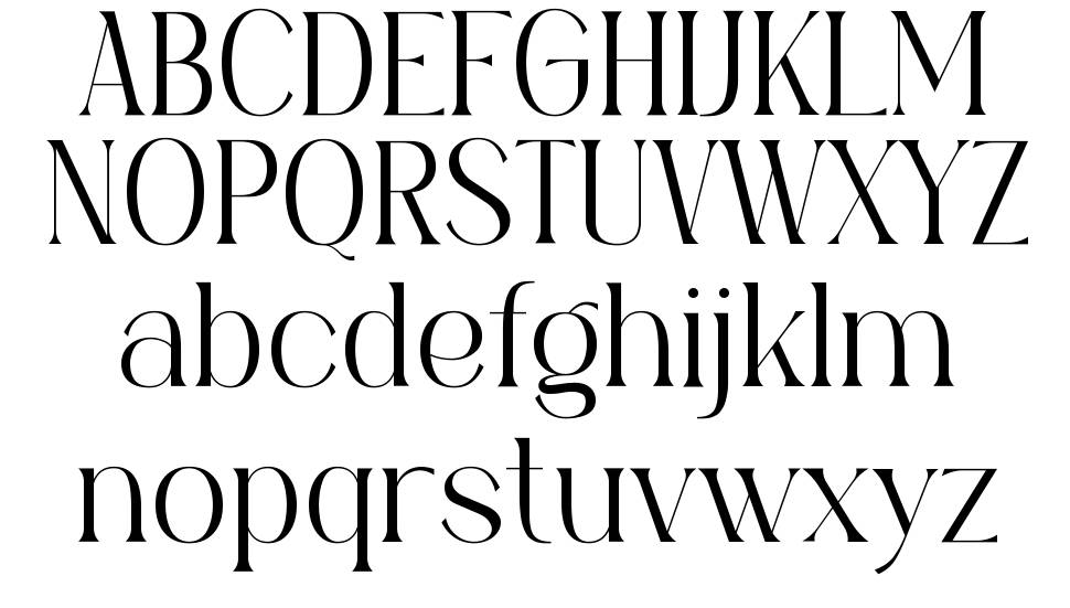 GILDA font specimens