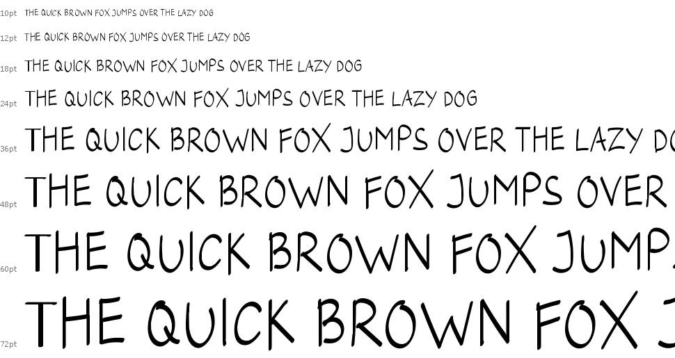 Giraffea font Waterfall