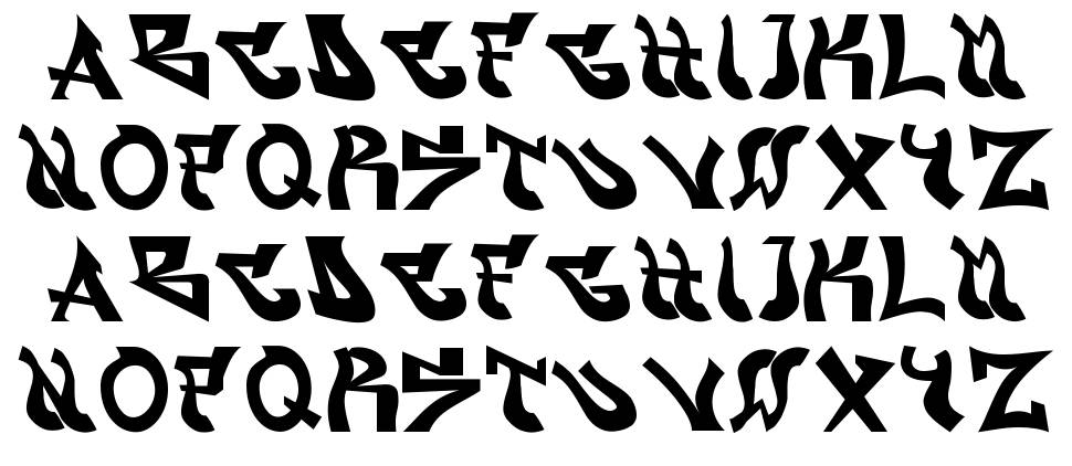 Graffont font specimens