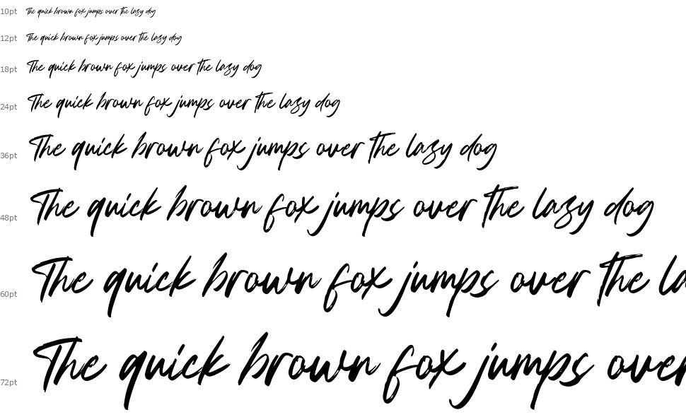 Hacklines font Waterfall