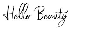 Hello Beauty font by FHFont | FontRiver