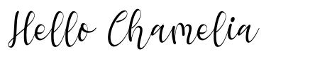 Hello Chamelia font