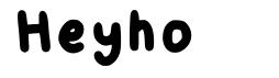 Heyho 字形