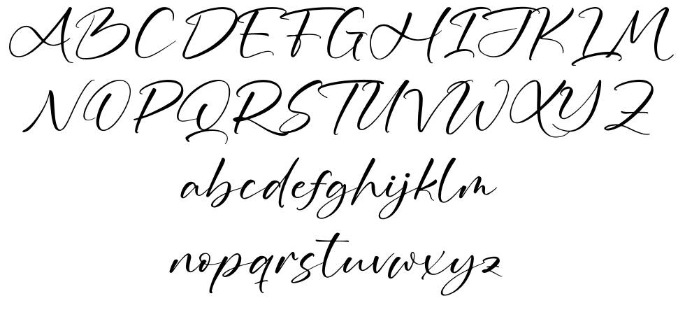 Highnessa font Örnekler