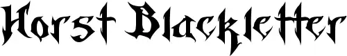 Horst Blackletter