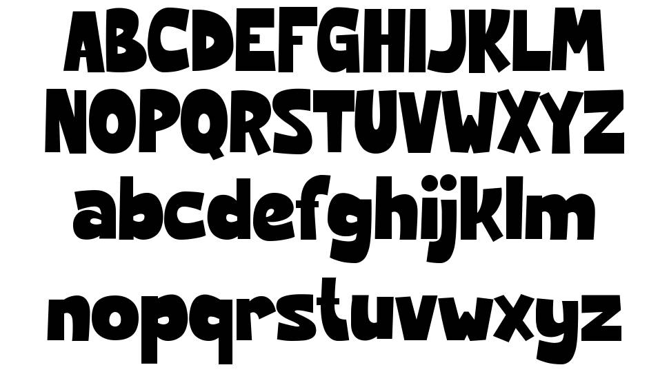 JACENDA font specimens