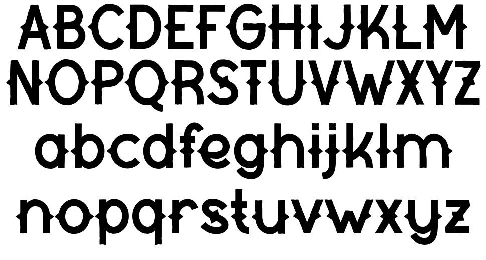 JAGOAN font specimens