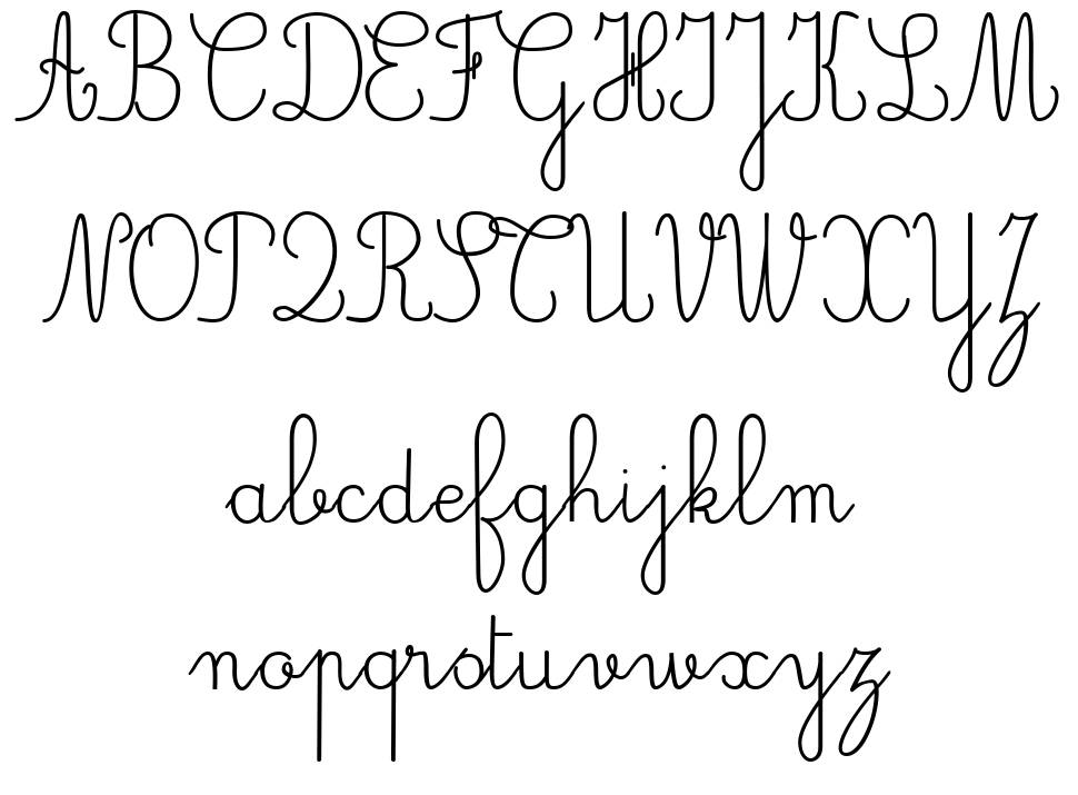 cursive font in neooffice