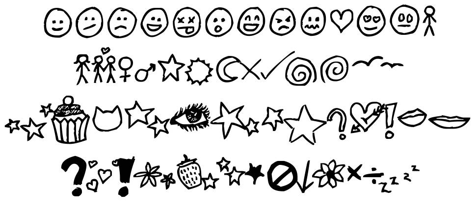 Jenny Doodles font by Jenny Sandwich - FontRiver