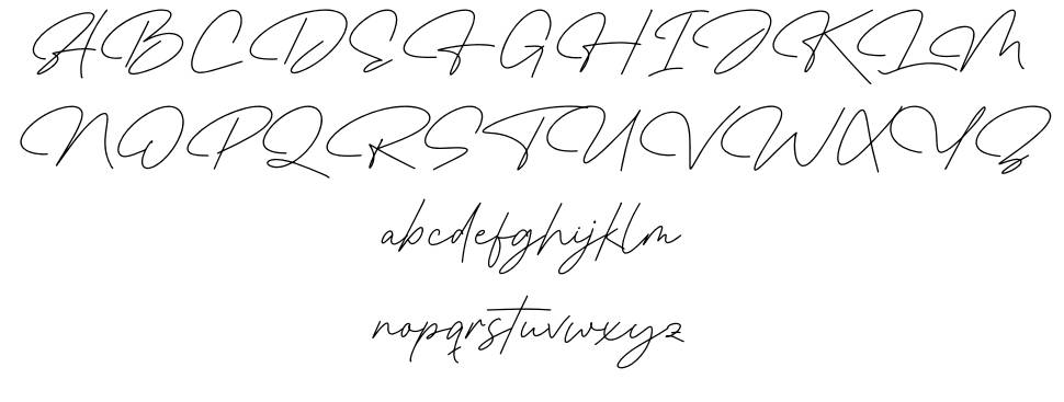 Kelystone font Örnekler