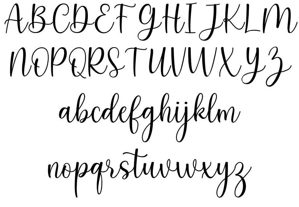 Keysha font by MJB Letters | FontRiver
