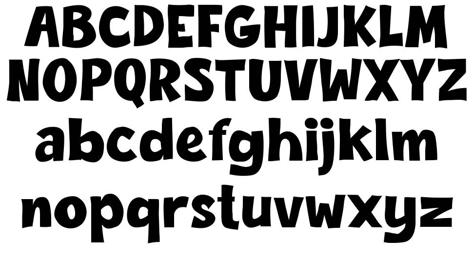 KICKFLIP font specimens