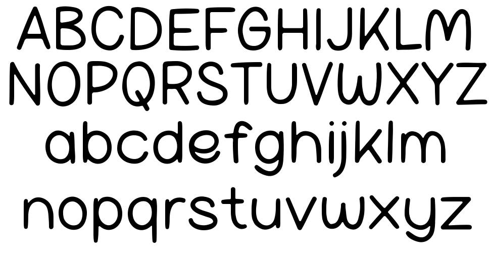 KIDOSANS font specimens