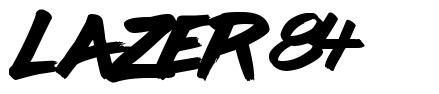 Lazer 84 schriftart