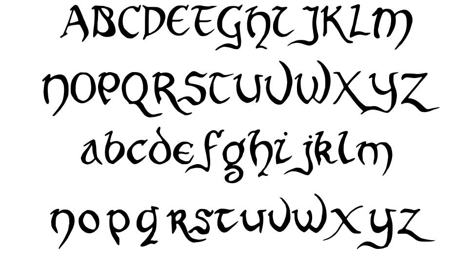 Leadword font Örnekler