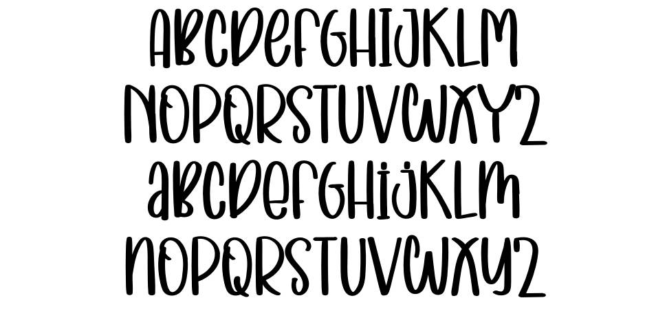 Little The Wings font specimens