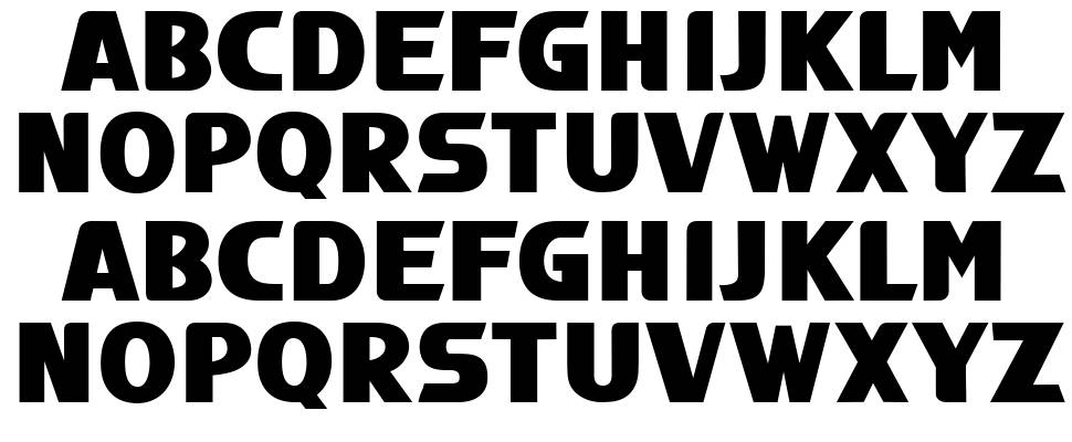 Magistros font specimens