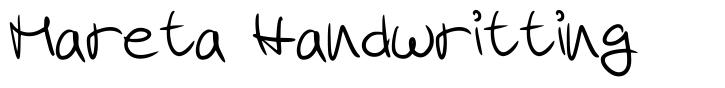 Mareta Handwritting font