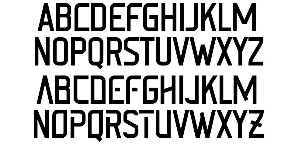 MATRICODE font specimens