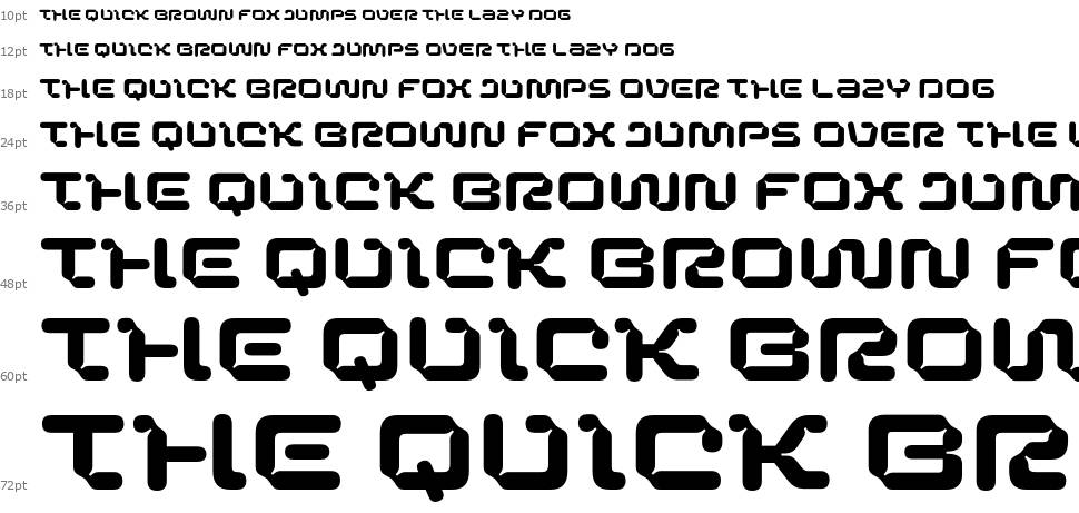 Maveric font Waterfall