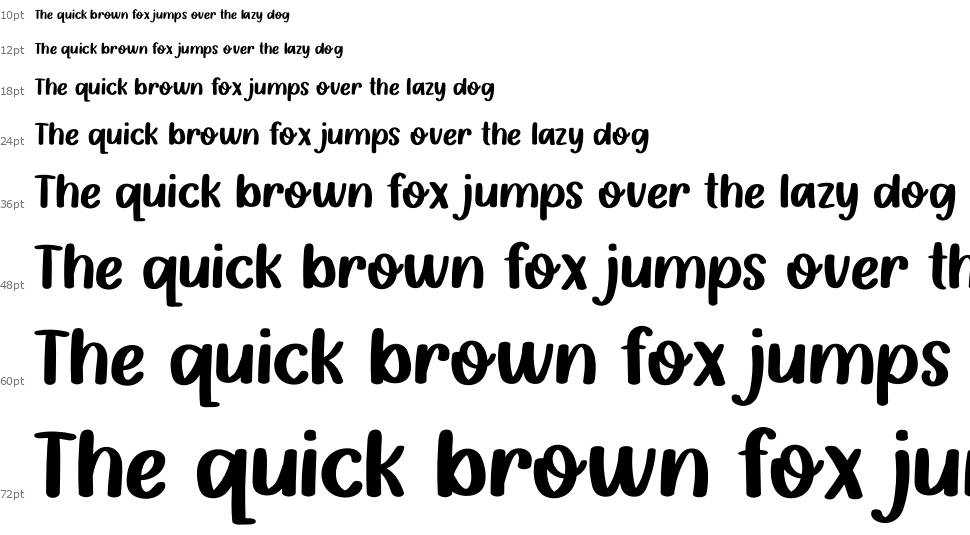 Meet Cute font Waterfall