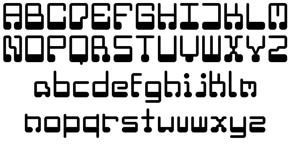 Microchip font by Harried Type - FontRiver