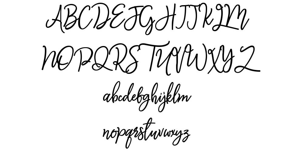 Monalisa Script font specimens