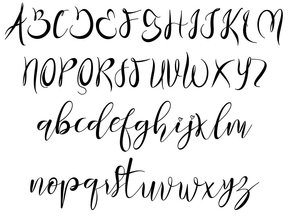 Monalissa font by Yoga Letter - FontRiver