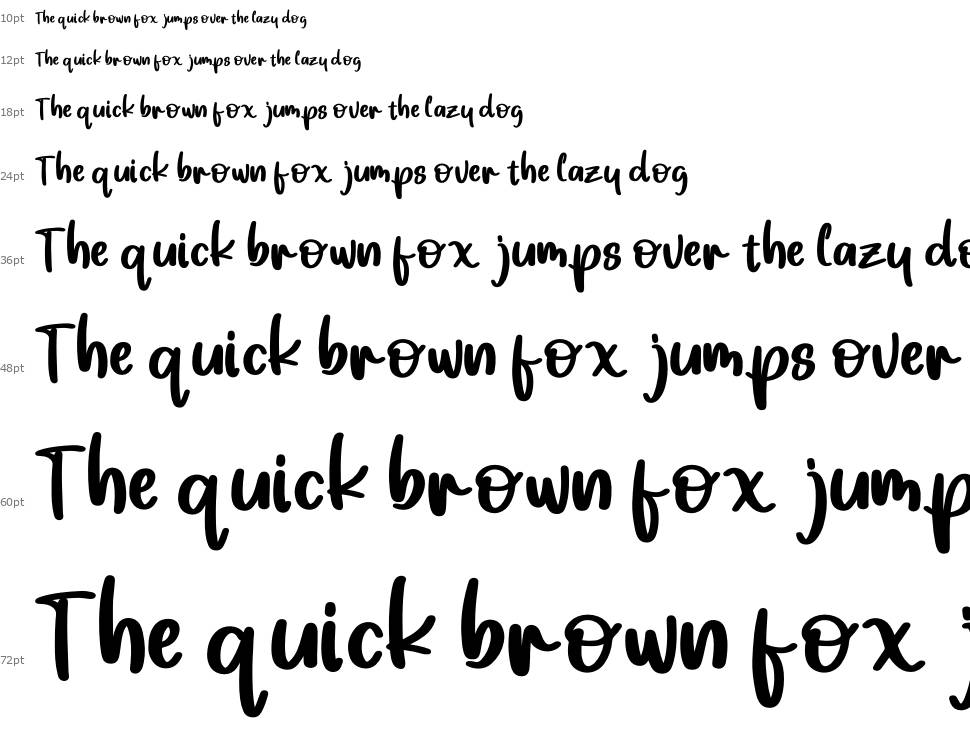 Monkey Funky font Waterfall