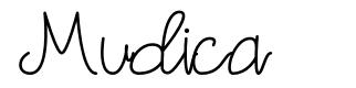 Mudica font