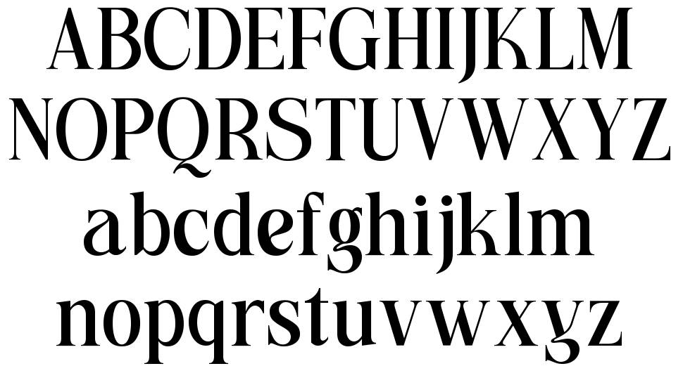 Mysteris Vintage font specimens