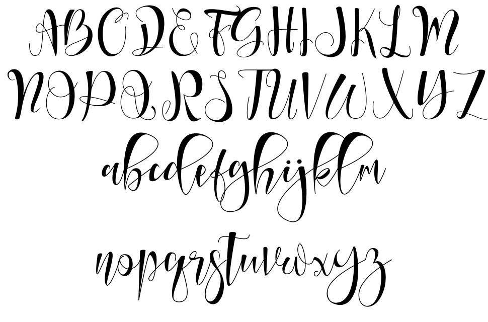 Nalisha font by infontree store | FontRiver