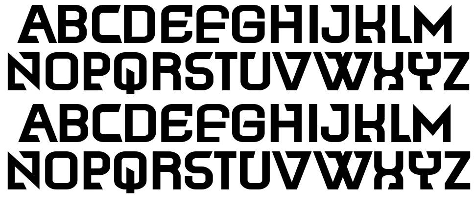 Naranag font specimens