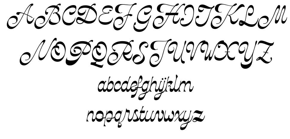 NCL Kisgade font specimens