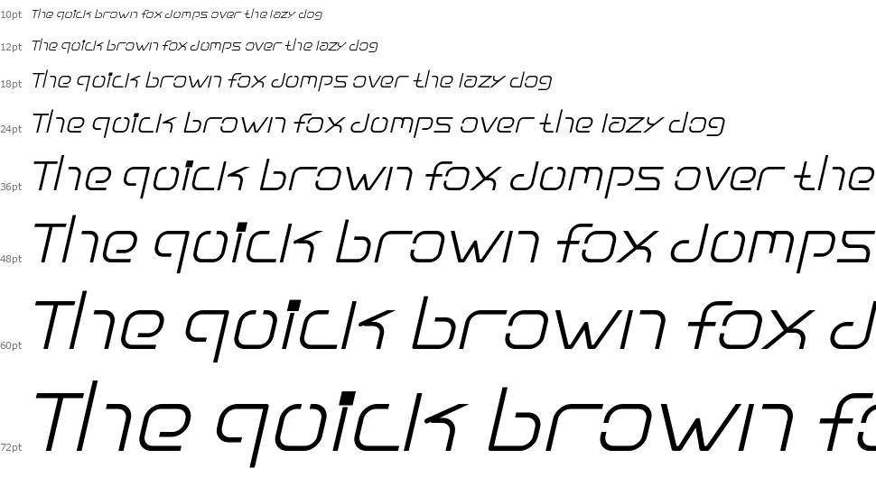 Nuixyber Pro Original Inno font Waterfall