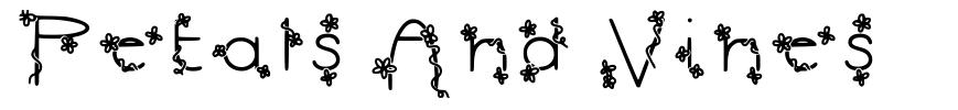 Petals And Vines font