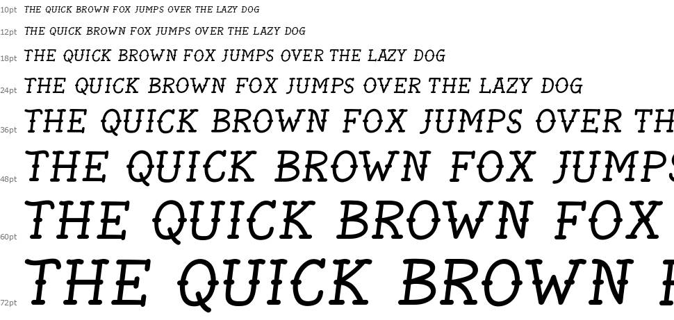 POINTINK font Şelale