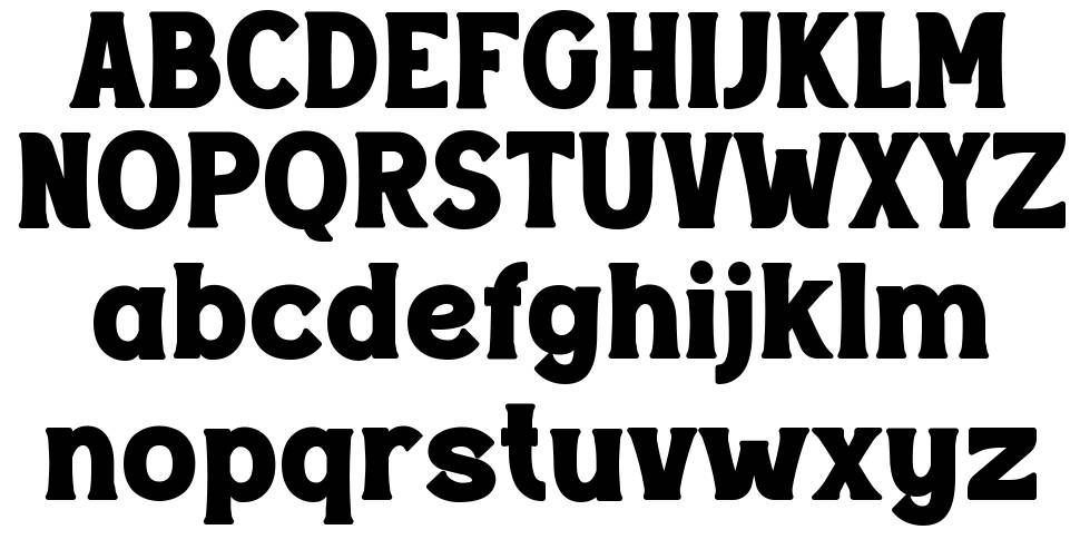 POSTERABLE font specimens