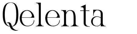 Qelenta font