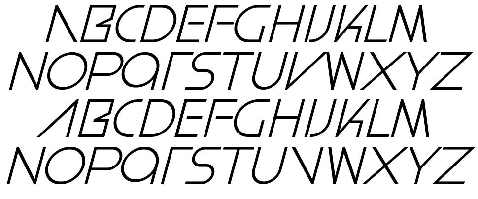 Rintvera Italic fonte Espécimes