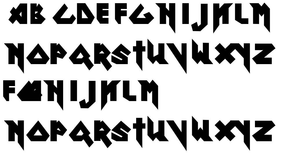 Ron Maiden font by gorillabiscuits - FontRiver