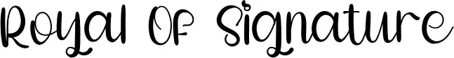 Royal Of Signature
