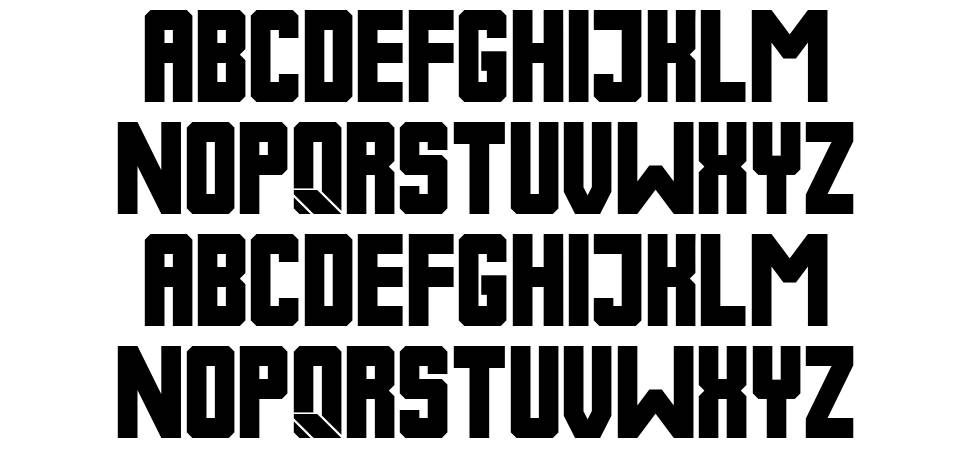 Rustica font specimens