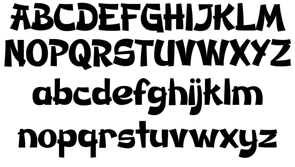 SAKUNA font Örnekler