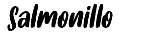 Salmonillo font