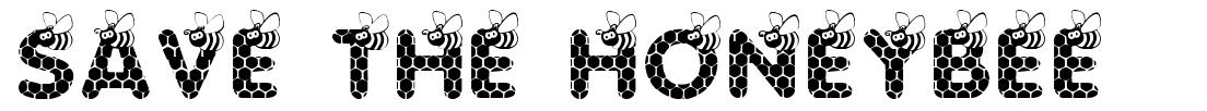 Save The Honeybee fonte