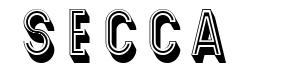 Secca font