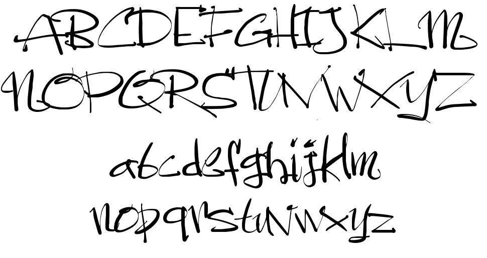 Sistah Ysse font specimens