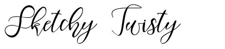 Sketchy Twisty font by Taufik Dwi Purnomo | FontRiver