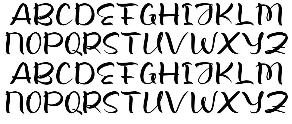 Smile Days font specimens